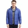 Męska klasyczna gorąca wyprzedaż Kurtka Ultra-Light Down Autumn Winter Men Kurtka M Fitt Lisure Thin Down Płaszcz Mężczyzna M-5xl V0LS#