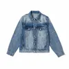 Fi Novo 2024 Primavera Light Color Men's Denim Coat Lg Sleeve Juventude Popularidade Trendy Masculino Single-Breasted Denim Jackets w1K5 #