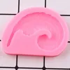 Stampi da forno Grandi piume Pennacchio Stampo in silicone Foglie Matrimonio Cupcake Topper Torta fondente Strumenti per decorare Caramelle Cioccolato Gumpaste