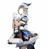 Sier Wolf Anime Game Hkai: Star Rail Cosplay Costume Vêtements Perruque Uniforme Cosplay Hacker Maid Uniforme Halen Party Femme H3QI #