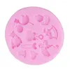 Baking Moulds Baby Hand/ Trojan/Bottle/Foot/carriage Silicone Mold Cake Decoration Tools