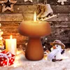 Candle Holders Mushroom Holder Household Stand For Party Glass Indoor Candlestick Home Decorative Rack High Borosilicate Taper