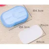 Trackers 20st Portable Soap Paper Disponible Soap Paper Flakes Washing Cleaning Hand för kök toalett utomhus rese camping vandring