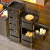 Stojaki salon obrotowy wózek kuchenny meble do przechowywania półka stolika do przechowywania wózek do przechowywania wózek do przechowywania z szufladami z szufladami