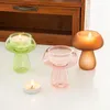 Kerzenhalter Ins Pilz Glashalter Kreative Form Kerzenständer Desktop Ornamente Mini Party Dekoration
