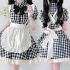 cameriera Cosplay Cute Cat Serie Lolita Tartan Dr Classic Oktoberfest Abbigliamento Disfraz Costumi Sevika Set Anime Vestiti 27Bk #