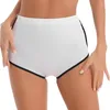 kvinnors sexiga byte shorts hög midja casual sport yoga träning heta byxor klubbkläder brev tryckt rumpa push up leggings plus size c5ek#