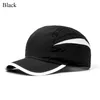 Czapki kulkowe cienkie oddychane baseball Cap swobodne regulowane szybkie suszenie sportowy sport