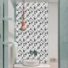 Adesivos de parede mosaico para cozinha, à prova de água e óleo, pequeno quadrado, autoadesivo, corte livre, decoração de casa, papel de parede 3d moderno