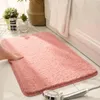 Tapetes de banho Personalizado Venda Direta da Fábrica Banheiro Absorvente Tapete Doméstico Cor Sólida Entrada Tapete Ins Estilo