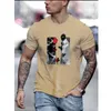 summer T Shirts For Men T-Shirt Fr Graphics O-Neck Pullovers Oversized Short Sleeve Top Daily Clothing Casual Mens Shirt Tee f4ns#