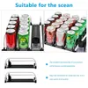 Crochets distributeur de Soda poussoir organisateur magnétique réfrigérateur peut boisson réfrigérateur automatique
