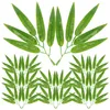 Decorative Flowers 30 Pcs Simulated Bamboo Leaves Faux Plants Artificial Fake For Crafts Plastic Lifelike