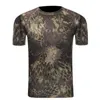 Camicia mimetica Quick Dry Calzamaglia traspirante T-shirt tattica militare Maglietta Compri da uomo Fitn Summer Bodybulding s1Id #