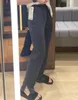 L-08 Yoga Softstreme pantalon fendu-ourlet longue dames taille haute tissu doux pantalon de survêtement droit montre les jambes Yoga Fitness