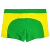 Traje de baño sexy para hombres Traje de baño Playa Troncos de secado rápido Hombres con bolsillo con cremallera Natación Boxer Breve Pierna cuadrada Traje de baño Tabla corta 240327