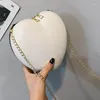 Sacs à bandoulière sac femmes fermeture éclair en forme de coeur bandoulière Simple mode messager concepteur 2024