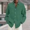 2023 Wiosna i jesień Nowe nowe męskie Findus Casual Fi wielokolorowe w paski LG Lux Cott Line Shirt Bluzja C6K4#