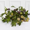 Decoratieve bloemen 1 stc simulatie Fig. Tak Fake Flower Plant Home Decor Fruit Pot Poted woonkamer decoratie
