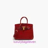 Wholesale Hremms Birkks Top Original tote bags online shop Womens bag 2024 new crossbody with crocodile pattern grand internet red light With Real Logo