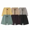 Q2UK herr- och kvinnors high street shorts modedesigner essentialsHorts flocking nylon reflekterande broderi silikon bokstav dragsking 5 unisex hög kvalitet