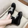 Casual Shoes Winter Boots Women Ankle Cotton Fabric Snow Woman Plush Ladies Booties Waterproof