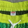 Trillest Bryant Mamba Snake Mönster Tryckt Gradient Green Five Champiship Editi Basketball Shorts med dragkedja Pockets 77ch#