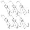 Kitchen Storage 6pcs Smoker Hooks Roast Bacon Meat For Hanging Hams