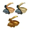 Figuras Decorativas Figura De Pelícano Escultura Animal Tazón De Caramelo Entrada Titular De La Clave para Estantería Dormitorio Sala De Estar Mesa Hogar