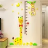 Autocollants autocollants muraux stéréo acryliques 3D pour chambre d'enfants, décoration d'autocollants muraux de dessin animé de maternelle, autocollant de mesure de hauteur de bébé,