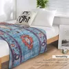 Blankets Antique Persian Silk Rug Print Throw Blanket Cute Bed Linens