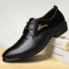 Dress Shoes Man Pointed Toe Mens Patent Leather Black Wedding Oxford Formal Business Casual Sapatos Masculinos 48