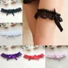 sexy Women Girl Lace Floral Bowknot Wedding Party Bridal Lingerie Cosplay Leg Garter Belt Suspender 61cX#