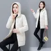 2023 inverno nuova giacca da donna Parka coreano allentato lucido Giù Cott cappotti donna Parka con cappuccio caldo casual Outwear soprabito Lady H4XM #