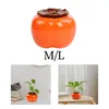 Vases Persimmon Vase Cadeaux d'anniversaire Pot de fleur Sculpture Bonsai pour