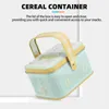 Förvaringsflaskor Portable Tin Box Christmas Gift Metal Cookie Containers Candy Gynnar Tinplate Festival Biscuit Holder