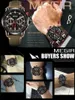 Zegarek megir man sportowy na rękę Wodoodporną chronografię chronografię oglądać armię wojskową Top Oryginalny skórzany zegar męski 2085