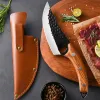 Facas de açougueiro faca de desossa artesanal aço inoxidável faca de cozinha cutelo churrasco carne vegetal e frutas faca de corte