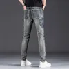 fi Design sottile Cool Man Jeans Hip Hop Persalized Zipper Retro Uomo Lg Pantaloni Ricamo Four Seass Pantaloni d43n #