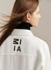 AMII 미니멀리즘 증진 재킷 여성 2022 가을 새로운 100% 코트 느슨한 단단한 통근 FI HGKG 스타일 코트 72240112 J6GM#