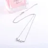 Anhänger Pekurr 925 Sterling Silber Runde Edelsteine Zweig Halsketten Für Frauen Zirkon Perlen Colliers Mode Schmuck Geschenke