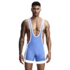 Mannen Een Stuk Bodywear Worstelen Bodysuit Vest Jumpsuit Body Sexy Mannen Casual Vest Bodysuit Oefening Sets Turnpakje 240319