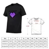 "Pay-to-play" Purple Heart T-shirt Korean FI Summer Clothes Plain T-shirt Men P66Q#