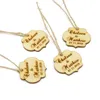 Party Supplies 50 Personalized Engraved Wooden Wine Charm Custom Wood Label Tags Wedding Birthday Gifts Rustic Bridal Shower Favor