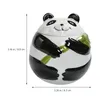 Kandelaars Geurende Panda Jar Ronde Vazen Voor Centerpieces Versieren Scène Layout Party Aroma Prop