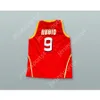 مخصص أي اسم أي فريق Red Ricky Rubio Espana Spain 9 Basketball Jersey All Sitched Size S M L XL XXL 3XL 4XL 5XL 6XL TOP