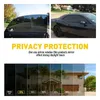 Naklejki okienne czarne folii samochodowe zabarwianie filmu Rolka Auto Home Glass Summer Solar UV Protector Sticker Filme