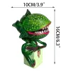 Miniatures Garden Carnivorous Plant Statue Resin Sculpture Whimsical Halloween Decoration Desktop Ornament Yard Craft Landscaping For Home