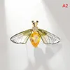 Broschen 13 Stile Mode Farbverlauf Kristall Schmetterling Brosche Legierung Libelle Biene Für Frauen Schmuck Zubehör Geschenke 1PC