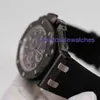 ホットAPリストウォッチ壮大なロイヤルオークオフショア26405ceメンズウォッチブラックセラミック蛍光デジタルポインター自動機械式世界的な有名な時計スイス時計